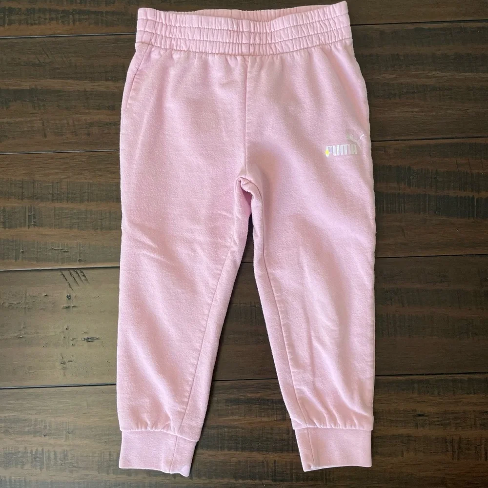 Puma Pink Hoodie Sweatshirt and Joggers Matching Set - Picture 7 of 12